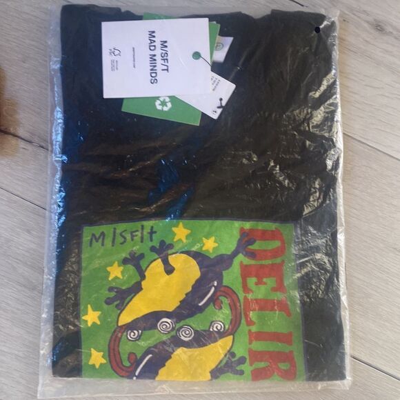 M/SF/T MAD MINDS MSFT DELERIA TEE BLK M NWT IN PKG - Picture 2 of 5